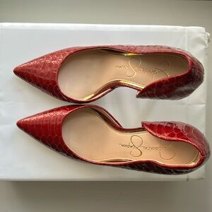 RED Jessica Simpson stilettos size 6